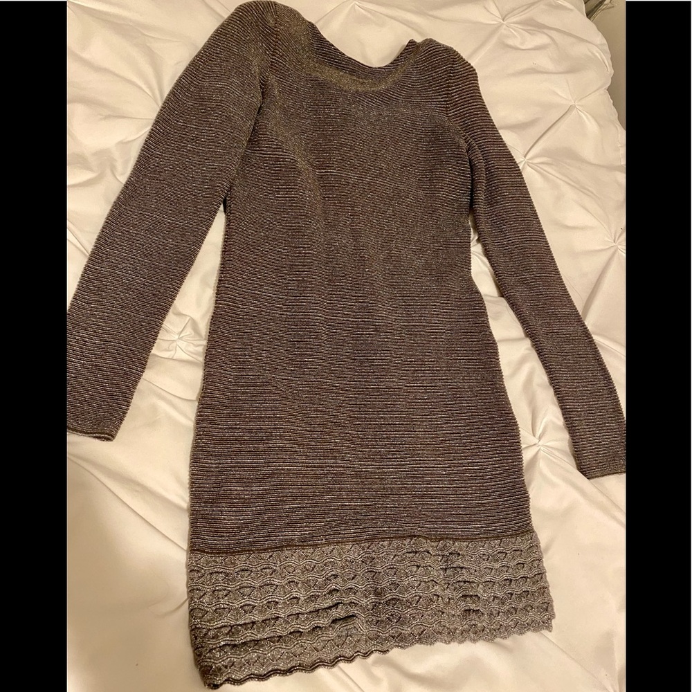 Shimmer Sweater Dress
